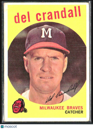 1959 Topps - #425 Del Crandall