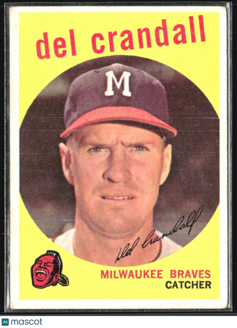 1959 Topps - #425 Del Crandall