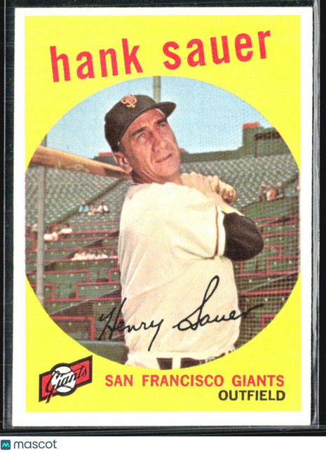 1959 Topps - #404 Hank Sauer