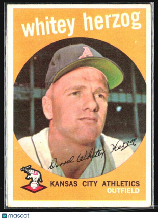 1959 Topps - #392 Whitey Herzog