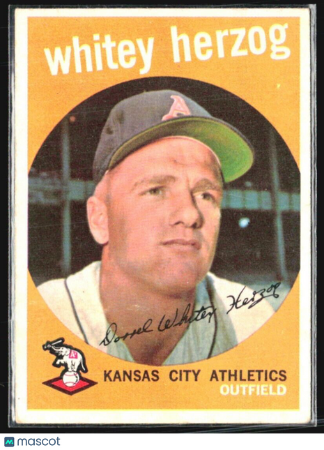 1959 Topps - #392 Whitey Herzog