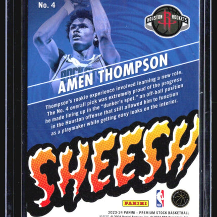 2023-24 Hoops Premium Stock Sheesh Amen Thompson (RC) #4