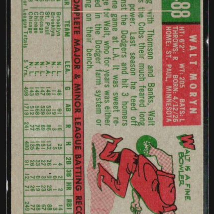 1959 Topps - #488 Walt Moryn