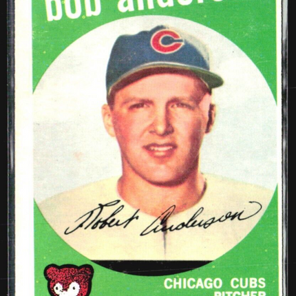 1959 Topps - #447 Bob Anderson
