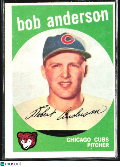 1959 Topps - #447 Bob Anderson