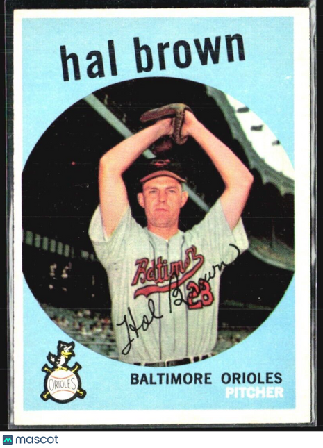 1959 Topps - #487 Hal Brown