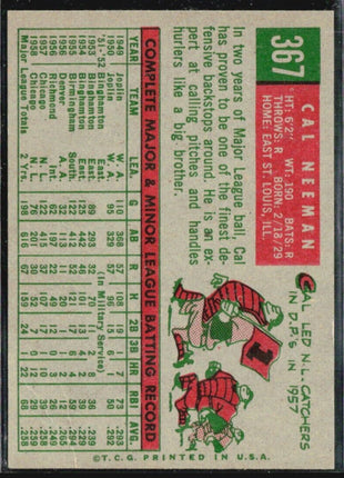 1959 Topps - #367 Cal Neeman