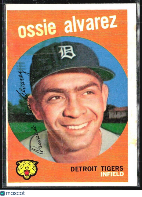 1959 Topps - #504 Ossie Alvarez (RC)