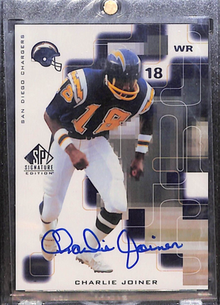 1999 SP Signature Edition - Signatures #CJ Charlie Joiner Auto