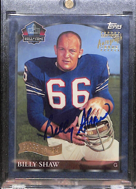 1999 Topps Class of '99 Billy Shaw HOF Auto Bills