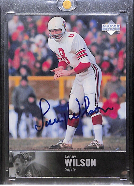1997 Upper Deck NFL Legends - #AL-70 Larry Wilson Auto HOF