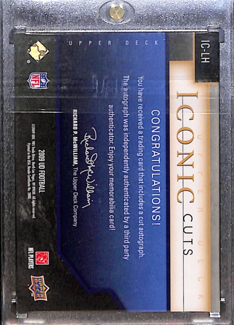 2009 Ud Iconic Cuts Lamar Hunt Cut Auto /22 HOF