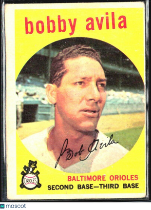 1959 Topps - #363 Bobby Avila
