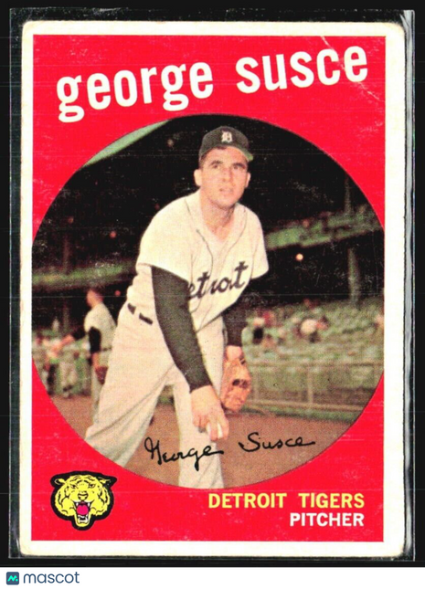 1959 Topps - High # #511 George Susce