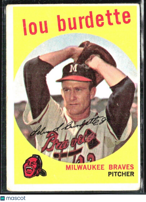 1959 Topps - #440 Lou Burdette