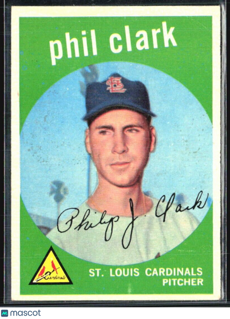 1959 Topps - #454 Phil Clark