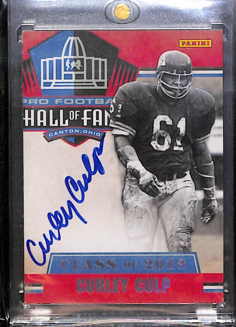 2013 Panini Class of '13 Curley Culp HOF Auto