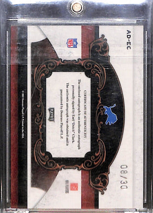 2007 National Treasures Earl Dutch Clark All Decade Cut Auto /30 HOF