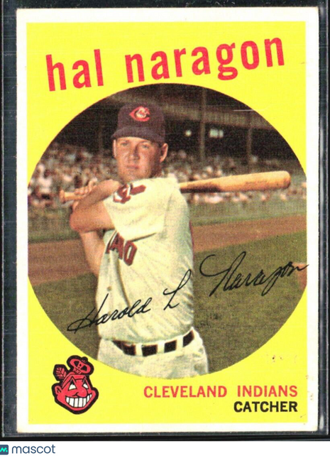 1959 Topps - #376 Hal Naragon