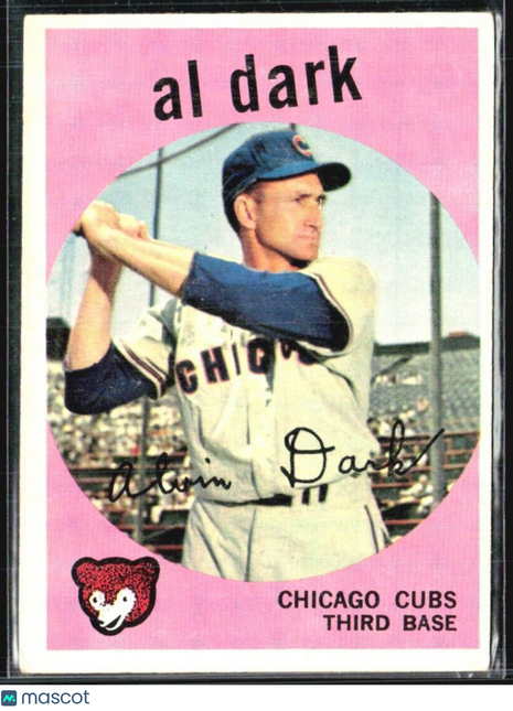 1959 Topps - #502 Alvin Dark