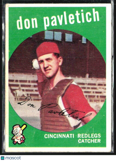 1959 Topps - #494 Don Pavletich (RC)