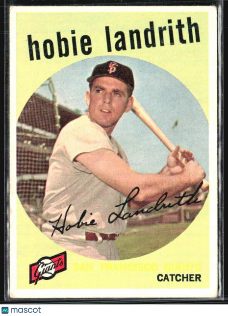 1959 Topps - #422 Hobie Landrith