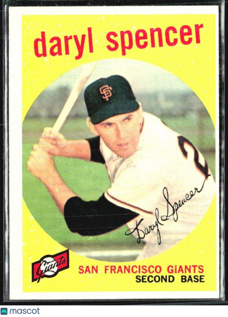 1959 Topps - #443 Daryl Spencer