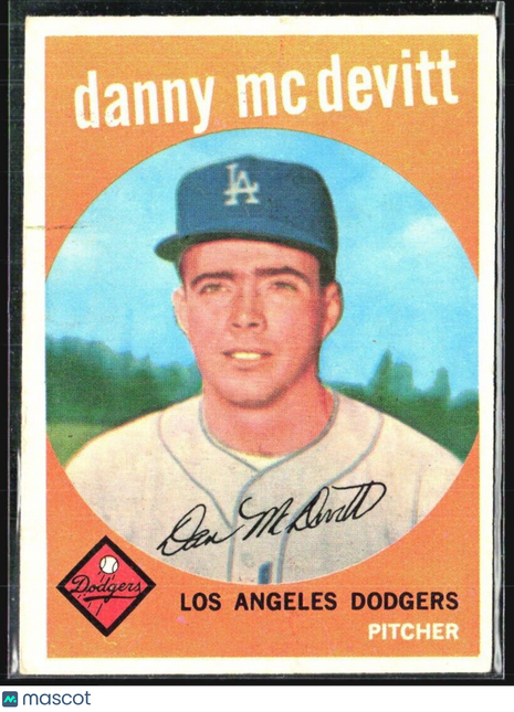 1959 Topps - #364 Danny McDevitt