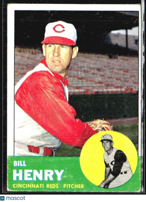 1963 Topps - #378 Bill Henry