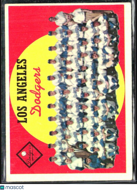 1959 Topps - Sixth Series Checklist #457 Los Angeles Dodgers