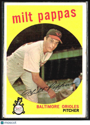 1959 Topps - #391 Milt Pappas