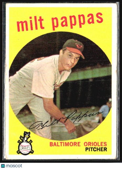 1959 Topps - #391 Milt Pappas