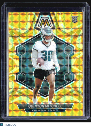 2024 Panini Mosaic Quinyon Mitchell Yellow Reactive Rc #322
