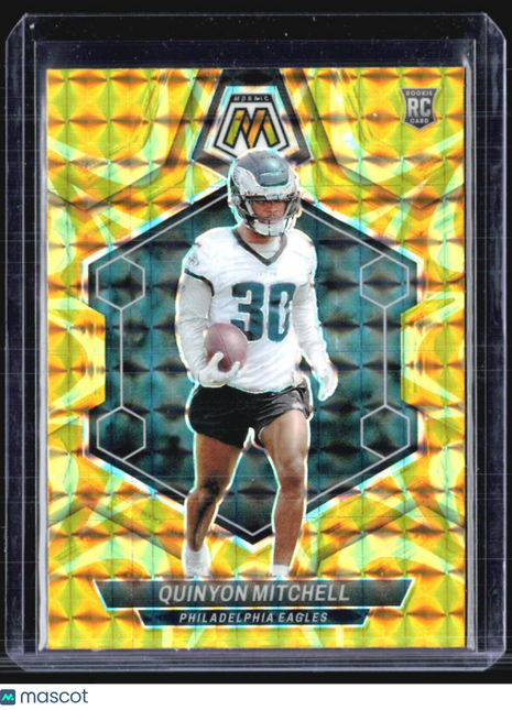 2024 Panini Mosaic Quinyon Mitchell Yellow Reactive Rc #322