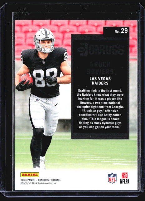 2024 Donruss Brock Bowers Rc #29