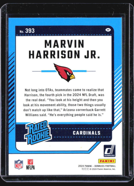 2024 Donruss Rated Rookie #393 Marvin Harrison Jr