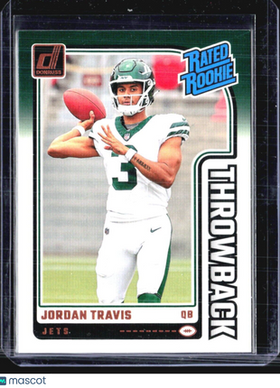 2024 Donruss Rated Rookie Throwback Jordan Travis #39