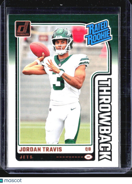 2024 Donruss Rated Rookie Throwback Jordan Travis #39