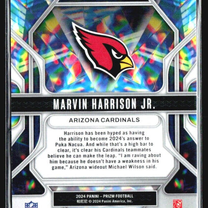 2024 Prizm Prizmatic Green Marvin Harrison Rc #12