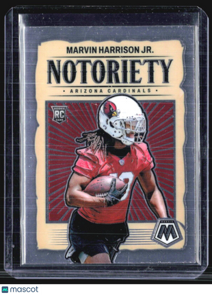 2024 Panini Mosaic Notoriety Marvin Harrison Rc #22