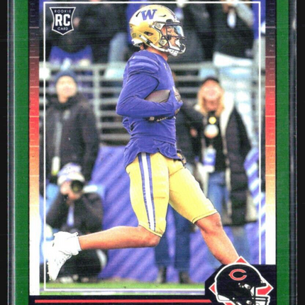 2024 Score - Rookies Green #309 Rome Odunze (RC)