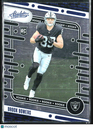 2024 Panini Absolute Brock Bowers Blue Rc #113