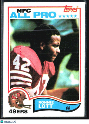 1982 Topps - #486 Ronnie Lott (RC)