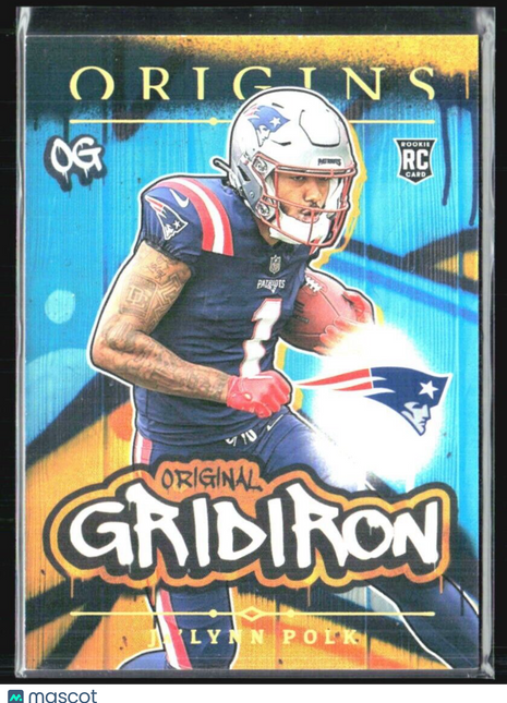 2024 Panini Origins - Rookies #3 Ja'Lynn Polk (RC) Original Gridiron