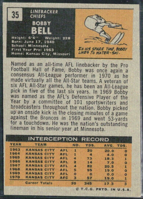 1971 Topps - #35 Bobby Bell