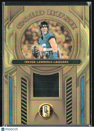 2024 Panini Gold Standard - Gold Rush #GR-TLE Trevor Lawrence /299 Jersey