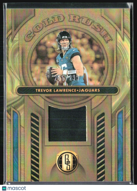 2024 Panini Gold Standard - Gold Rush #GR-TLE Trevor Lawrence /299 Jersey