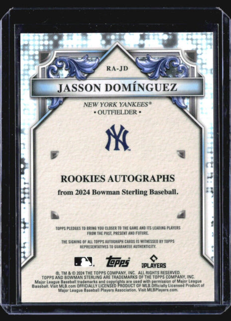 2024 Bowman Sterling Jasson Dominguez Red Refraactor Rc Auto /5