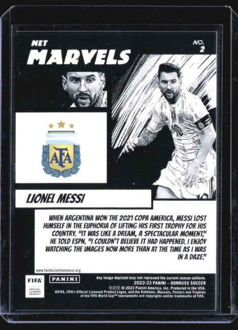 2022-23 Panini Donruss - Net Marvels #2 Lionel Messi