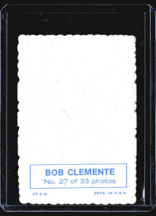 1969 Topps - Deckle Edge Called Bob on Card #27 Roberto Clemente